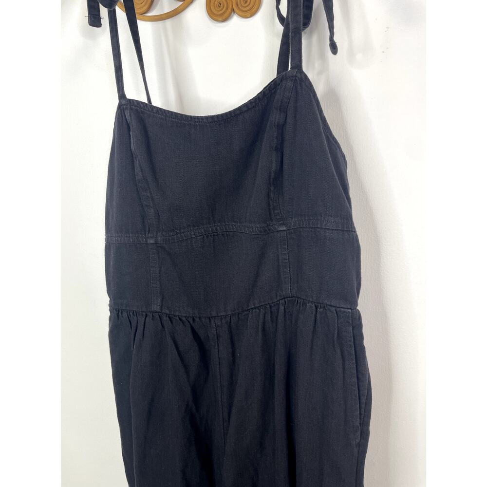 Old Navy Tie-Shoulder Corset Cami Jumpsuit Black S - Picture 4 of 9